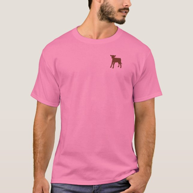 Women's Brown Calf Tshirt (Front)