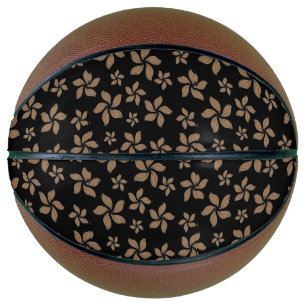 Women's Brown Floral Basketball