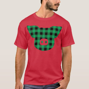 Womens Buffalo Pig Funny Lucky St Patricks Day 202 T-Shirt
