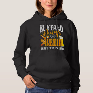 Womens Buffalo Wings Fried Chicken Hot Wing Sauce Hoodie