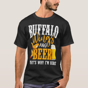 Womens Buffalo Wings Fried Chicken Hot Wing Sauce T-Shirt