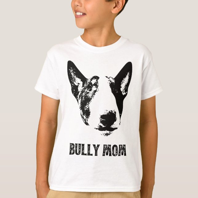 Womens Bully Mum - English Bull Terrier Mum T-Shirt (Front)