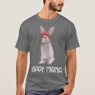 Womens Bunny With Sunglasses And Bandanna Bunny Mu T-Shirt
