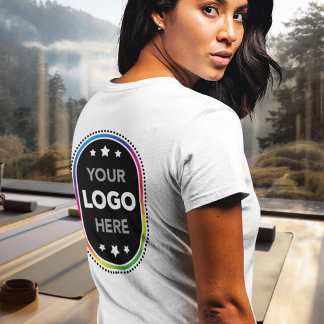 Women's Business Logo T-Shirt - Large Back Print
