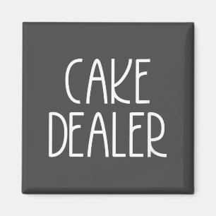 Womens Cake Er - Funny Foodie Feast Baker Quote V- Magnet