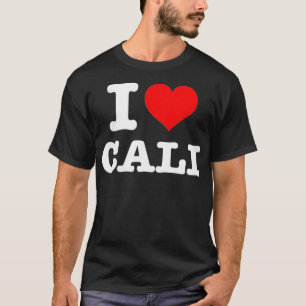 Womens Cali  I Love Cali  I Heart Cali VNeck  T-Shirt
