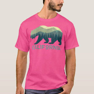 Womens California Bear Retro 70S Vintage Outdoors T-Shirt