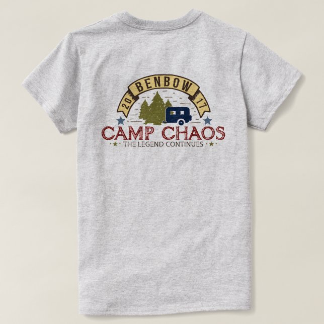 Womens Camp Chaos 2017 Basic Tee (Design Back)