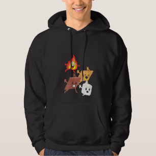 Womens Campfire Chasing Smores S'mores Camping Hoodie