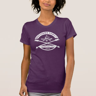 Women's Camping Trip Reunion Shirt White Design