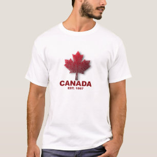 Womens Canada 150 Years Canadian Flag Est 1867 T F T-Shirt
