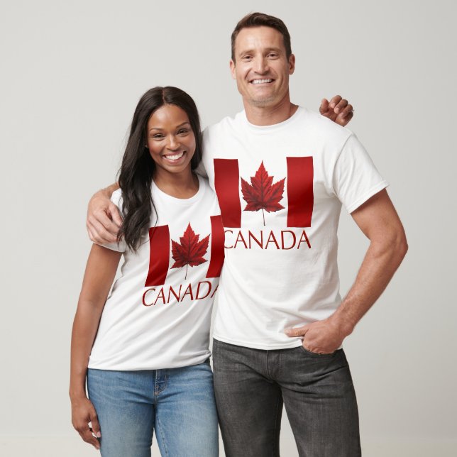Women's Canada Flag Shirts Unisex Souvenir Shirt (Unisex)