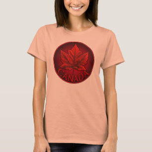 Women's Canada Maple Leaf T-Shirt Souvenir Shirt