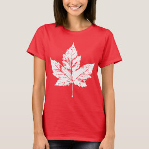Women's Canada T-Shirt Canada Maple Leaf Shirt