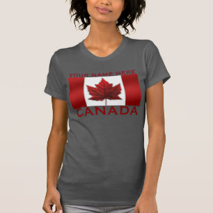 Women's Canada T-shirts Personalised Canada Shirt