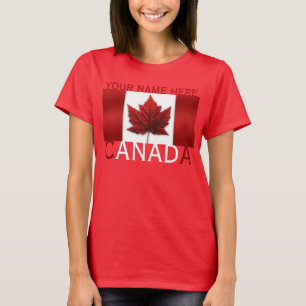 Women's Canada Tank Top Personalised Canada Shirt