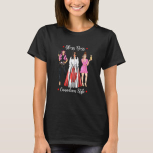 Womens Canadian Hairdresser Hairdressing Beauty Sa T-Shirt