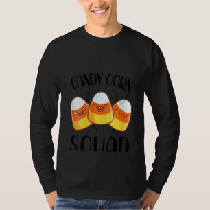 Womens Candy Corn Squad Halloween Costume Funny T-Shirt