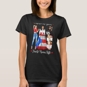 Womens Capricorn Queen Puerto Rican Style December T-Shirt