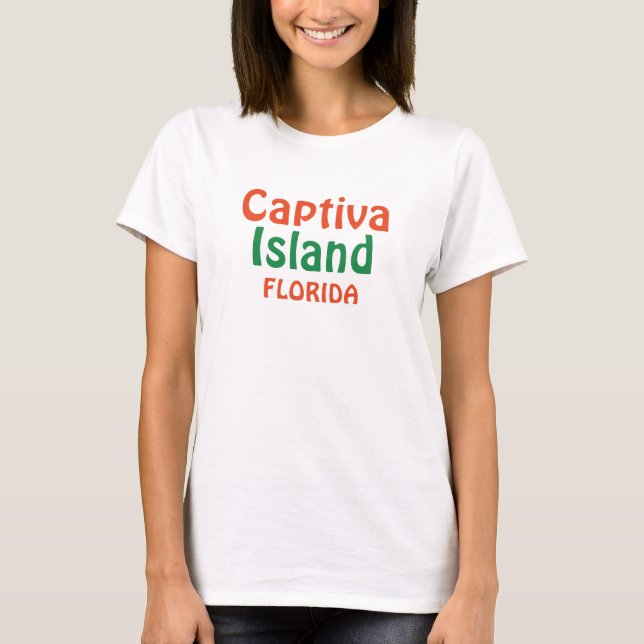 Women's Captiva Island Florida T-Shirt (Front)