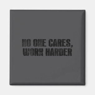 Womens Cares Work Harder Gym Motivation Fitness Tr Magnet
