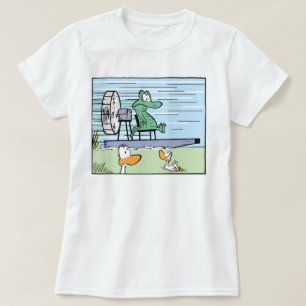 Women's Cartoon Crocodile Shirt