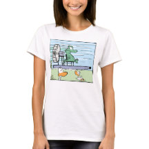Women's Cartoon Crocodile Shirt