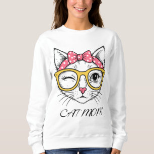 Women's cat mum sweatshirt