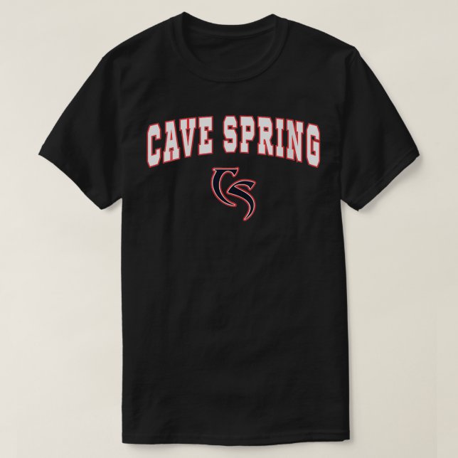 Womens Cave Spring High School Knights VNeck  T-Shirt (Design Front)