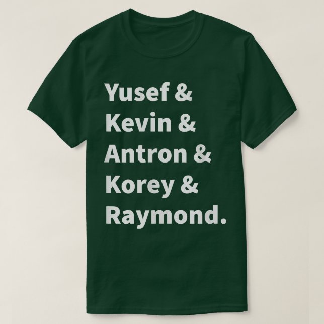 Womens Central Park 5 Five   Eonerated 5 Five  T-Shirt (Design Front)