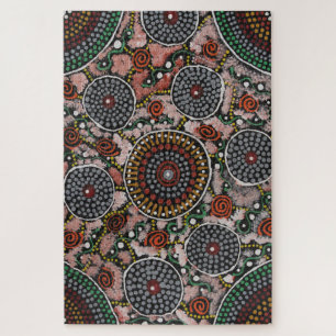 Womens Ceremony and Body Paint Jigsaw Puzzle