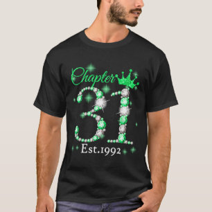 Womens Chapter 31 EST 1992 31 Years Old 31st Birth T-Shirt