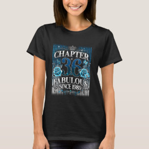 Womens Chapter 36 Fabulous Since 1989 36th Birthda T-Shirt