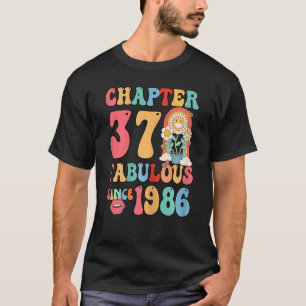 Womens Chapter 37 Fabulous Since 1986 Vintage Groo T-Shirt