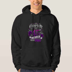 Womens Chapter 45 Fabulous Since 1980 45th Birthda Hoodie