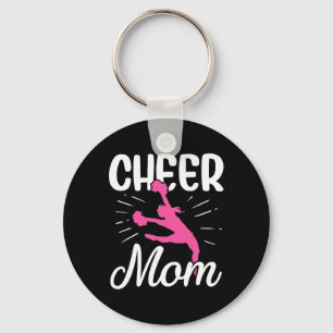 Womens Cheer Mum Gymnastics Cheerleading Mum Squad Key Ring