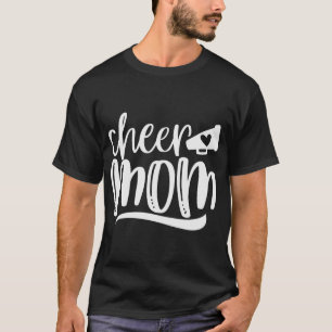 Womens Cheer Mum , Megaphone with Heart Accent, Wo T-Shirt