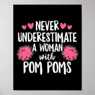 Womens Cheerleader Quote For A Cheer Girl  Poster
