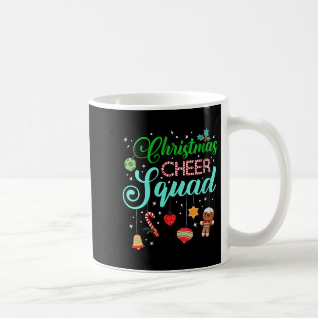 Womens Cheerleading Christmas Cheer Squad Srts Lov Coffee Mug (Right)