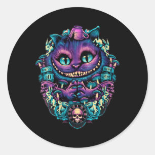 Womens Cheshire Ca Classic Round Sticker