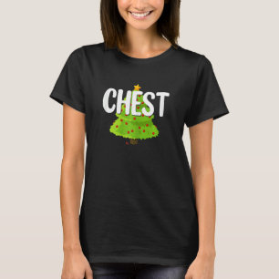 Womens Chest Nuts  Chestnuts  Christmas Couples Ch T-Shirt