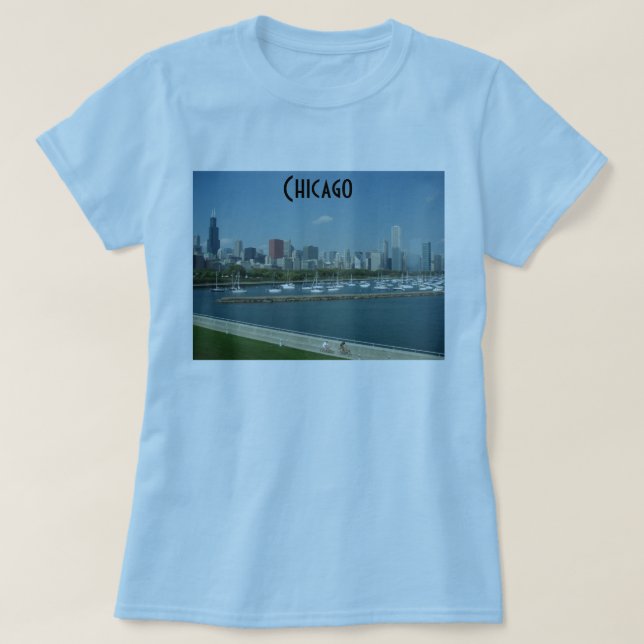 Women's Chicago Skyline Tee (Design Front)