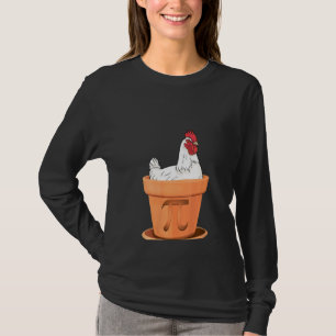 Womens Chicken Pot Pi Day Math Teacher Student He T-Shirt