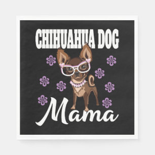 Women's Chihuahua Dog Mum   Napkin
