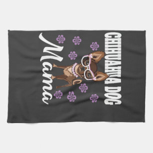 Women's Chihuahua Dog Mum Tea Towel