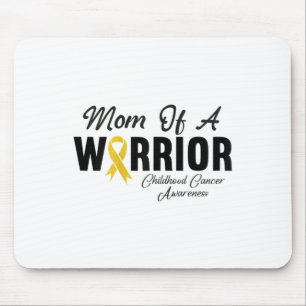 Womens Childhood Cancer Shirt Awareness Mum Of A W Mouse Mat