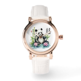 Women's Chinese Panda Wristwatch 