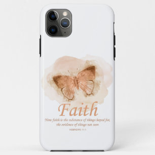 Women's Christian Bible Verse Butterfly: Faith iPhone 11 Pro Max Case