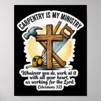 Womens Christian Carpenter Carpentry Is My Ministr