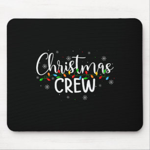 Womens Christmas Crew Pajamas Matching Family Grou Mouse Mat